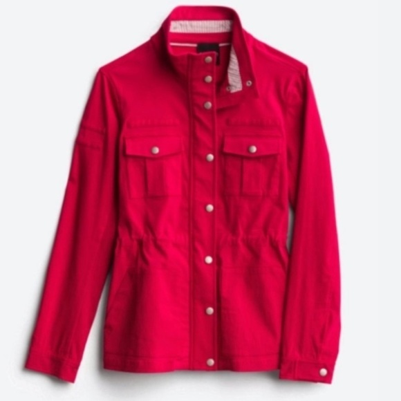 EDEN SOCIETY Marisa Contrast Collar Cargo Jacket - Picture 2 of 10